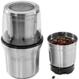 Moinho de Café Elétrico / Picador 200W 85g (Inox) - PROFICOOK