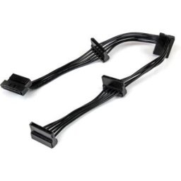 Cabo de Alimentação SATA 15 PIN Macho - 4x SATA Fêmea (40cm) - STARTECH