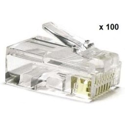 Emb. 100x Fichas RJ45 Cat5e - Nanocable