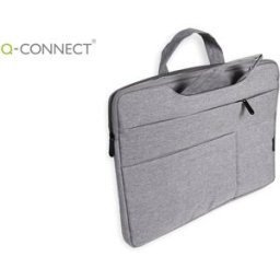 Mala Para Portatil 15,6" Com Asas Retrateis Fecho 3 Estojos Exteriores Cor Cinza - Q-CONNECT