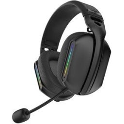 Auscultadores Headset Gaming Bluetooth/WiFi RGB G12 (Preto) - COOLSOUND