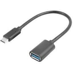 Cabo Adaptador USB-C Macho - USB-A Fêmea (15cm) - LANBERG