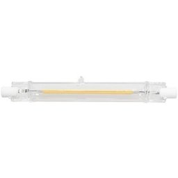 AIGOSTAR Lampada LED "SLIM" R7S 118mm 9W 360º Branco Q. 3000K 1000Lm (Vidro)