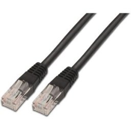 Cabo de Rede RJ45 Cat5e UTP Preto (50cm) - AISENS