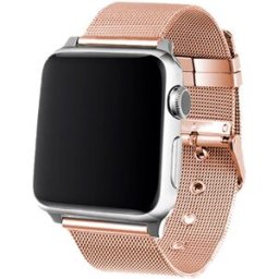 Correia Apple Watch Series 1/2/3/4/5/6/7/SE (38 / 40mm) Metal (Rosa Gold) - COOL