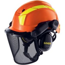 Capacete de Segurança Florestal Pheos (Laranja) - UVEX