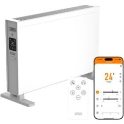 Aquecedor Convetor Elétrico Smart Wi-Fi Tuya Blaze 2000W c/ Comando (Branco) - KSIX