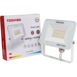 Projector LED 220VAC 20W Branco F. 6000K 1800Lm IP65 (Branco) - TOSHIBA