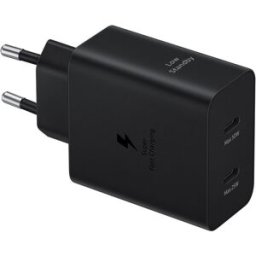 Carregador Super Fast Charging Duo 25W/50W c/ Cabo USB-C-USB-A 1,8mts (Preto) - SAMSUNG