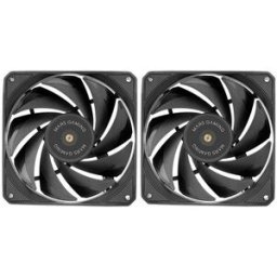 Pack 2x Ventoinhas MF-NCLX2 120mm (Preto) - MARS-GAMING