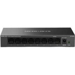 Switch 8 Portas Gigabit Ethernet 10/100/1000 (Preto) - MERCUSYS