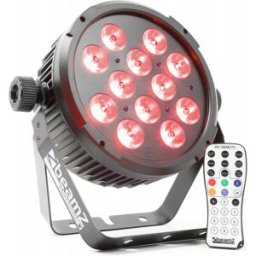 Projector LED PAR Slim 12x 8W (4 EM 1) RGBA DMX (BT310) - beamZ