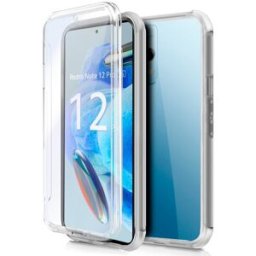 Capa Silicone 3D Frontal/Traseira p/ Xiaomi Redmi Note 12 Pro 5G (Transparente) - COOL