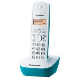 Telefone s/ Fios KX-TG1611 (Azul Claro) - PANASONIC