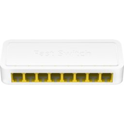 Switch de Rede 8 Portas 10/100Mbps UnManaged - CUDY