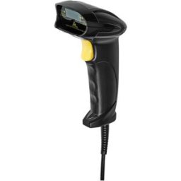 Leitor de Código de Barras Laser 1D USB (Preto) - NEDIS