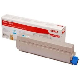 Toner a Laser MC873 Ciano (10000 páginas) - OKI