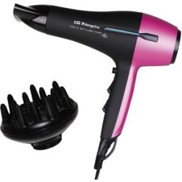 Secador de Cabelo 2200W 2 Velocidades / 3 Temperaturas c/ Difusor e Concentrador - ORBEGOZO