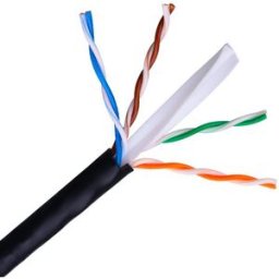 Rolo Cabo de Rede RJ45 Cat6 U/UTP 305M (Cinzento) - AISENS