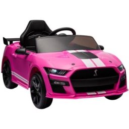 Carro Infantil Elétrico Ford Mustang GT500 Shelby (Rosa)