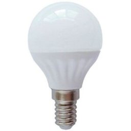 AIGOSTAR Lampada LED Opalina 220V E14 G45 6W Branco F. 6000K 510Lm