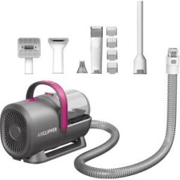 Aspirador/Kit AirClipper "5-EM-1" p/ Cuidar de Pêlos de Animais de Estimação - PETKIT