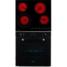 Pack Forno Elétrico 70L + Placa Vitrocerâmica 4 Zonas (Preto) - JOCEL