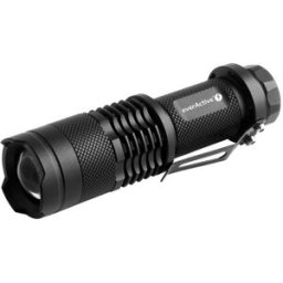 Lanterna Compacta LED CREE XP-E2 3W 200lm c/ Zoom (1x Pilha AA) - everActive FL-180