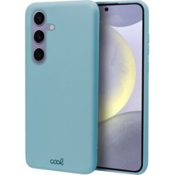 Capa Silicone p/ Samsung Galaxy S24 / S25 (Azul Celeste) - COOL