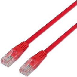 Cabo de Rede RJ45 Cat6 UTP Vermelho (1 metro) - AISENS
