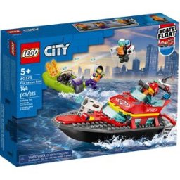 City Barco de Resgate dos Bombeiros - LEGO