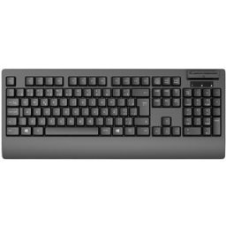 Teclado c/ Leitor Smart Card USB PT (Preto) - LIFETECH