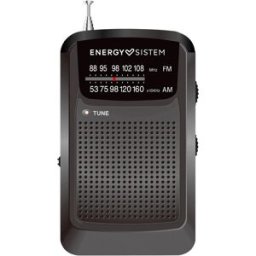 Rádio Portátil "Pocket Radio" AM/FM Analógico (Preto) - ENERGY-SISTEM