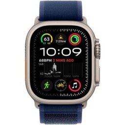 Apple Watch Ultra 2 GPS + LTE 49mm Titânio Natural c/ Loop Trail Azul S/M
