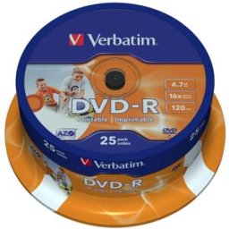 Pack 25x DVD-R 4.7GB - VERBATIM