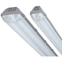 Armadura Estanque (IP65) p/ Lampada Tubular LED T8 60cm - ELBAT