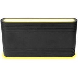 Projector Muro LED 10W Branco F. 6000K 1000Lm - Preto