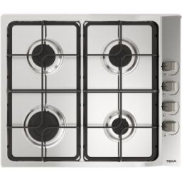 Placa 4 Bocas a Gás E/60.3 40 LB 7500W (Inox) - TEKA