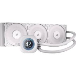 Water Cooler CPU Nautilus 360 RS LCD 360mm (Branco) - CORSAIR