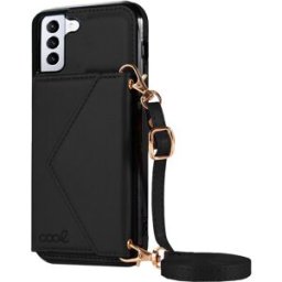 Capa Samsung G990 Galaxy S21 Carteira Pendente (Preta) - COOL