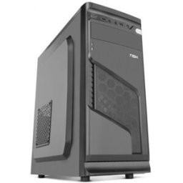 Caixa ATX Lite 020 c/ Fonte Alimentação 500W (Preta) - NOX