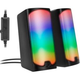 Colunas Tonos RGB 2.0 Canais 6W (Preto) - SPEEDLINK