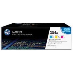 HP 304A Toner a laser 2800páginas Ciano, Magenta, Amarelo