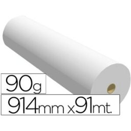Papel Reprografia Navigator p/ Plotter 914mmx91Mt Impressao Tinteiro