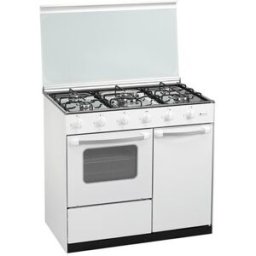 Fogão a Gás 5 Zonas FQ5200/2BR c/ Forno 54L (Branco/Inox) - GRALUX