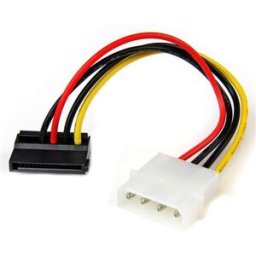 Cabo de Alimentação SATA 15 PIN Macho - Molex 4 PIN Fêmea (15 cm) - STARTECH