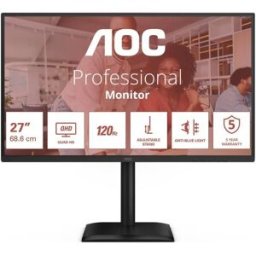 Monitor 27" E4 Q27E4CV Quad HD LED (Preto) - AOC