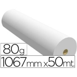 Papel Reprografia Navigator p/ Plotter e Laser Repro Cadbobina 1067X91 Mt 80 Gr Tinteiro Mono
