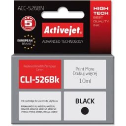 Tinteiro Compatível CLI-526Bk Canon (Preto) - ACTIVEJET