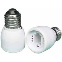 Suporte Adaptador Lampada E27 -> PL G24d